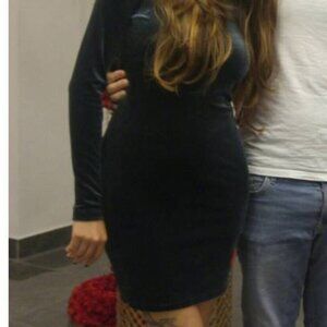 Bershka Velvet Dress